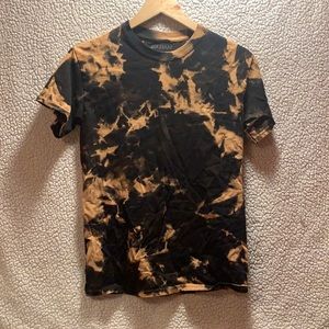 Adult small reverse tie dye
